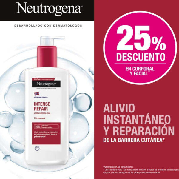 PROMOCIÓN NEUTROGENA CORPORAL Y FACIAL